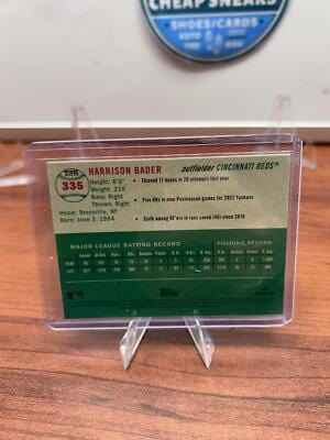 Cheap Sneaks Footwear/Sports Cards Baseball Card Harrison Bader 2023 Topps Chrome Platinum Anniversary #335 Cincinnati