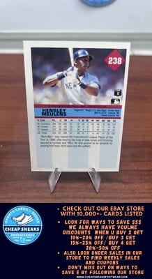 Cheap Sneaks Footwear/Sports Cards Baseball Card Hensley Meulens 1992 Fleer #238 New York Yankees