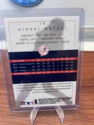 Cheap Sneaks Footwear/Sports Cards Baseball Card Hideki Matsui 2005 Flair #16 New York Yankees