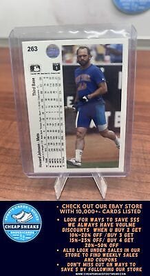 Cheap Sneaks Footwear/Sports Cards Baseball Card Howard Johnson 1990 Upper Deck #263 New York Mets