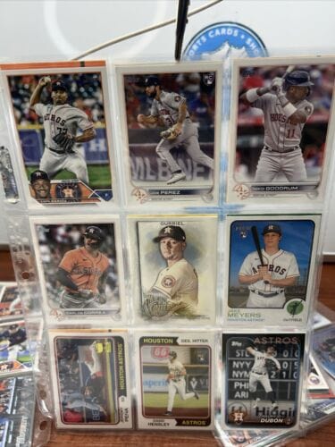 Cheap Sneaks Footwear/Sports Cards Baseball Card Huge Houston Astros Lot Of (162)Cards 1988-2024 All Stars RC’s .12 C
