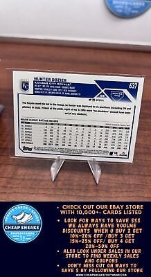 Cheap Sneaks Footwear/Sports Cards Baseball Card Hunter Dozier 2023 Topps Kansas City Royals #KCR-12 Kansas City Royals