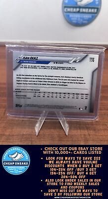 Cheap Sneaks Footwear/Sports Cards Baseball Card Isan Diaz RC 2020 Topps Chrome #170 Miami Marlins