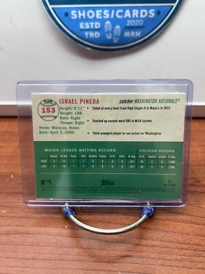 Cheap Sneaks Footwear/Sports Cards Baseball Card Israel Pineda RC 2023 Topps Chrome Platinum Anniversary #153 Nationals