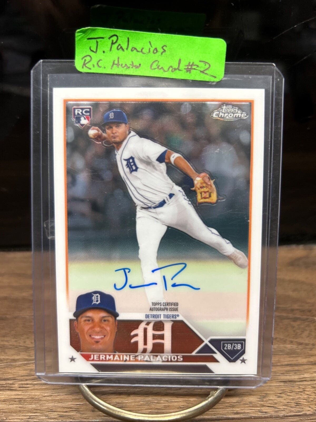 Cheap Sneaks Footwear/Sports Cards Baseball Card J. Palacios RC Auto #2 2023 Topps Chrome Jermaine Palacios Rookie On Card Auto #RA-JP Detroit