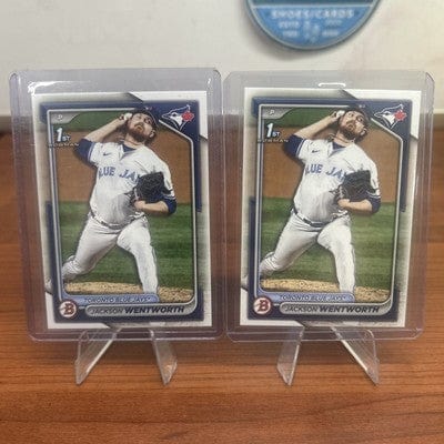 Cheap Sneaks Footwear/Sports Cards Baseball Card Jackson Wentworth 2024 Bowman Draft 1st Bowman Card #BD-185 Toronto Bl