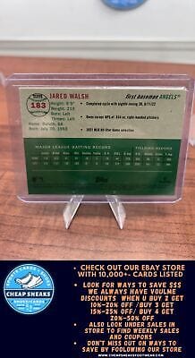 Cheap Sneaks Footwear/Sports Cards Baseball Card Jared Walsh 2023 Topps Chrome Platinum Anniversary #183 Los Angeles An