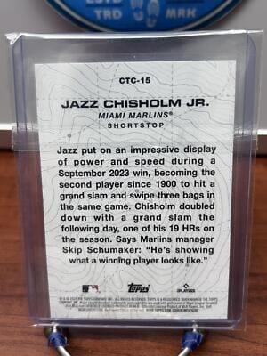 Cheap Sneaks Footwear/Sports Cards Baseball Card Jazz Chisholm Jr. 2024 Topps City to City #CTC-15 Miami Marlins