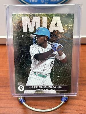 Cheap Sneaks Footwear/Sports Cards Baseball Card Jazz Chisholm Jr. 2024 Topps City to City #CTC-15 Miami Marlins