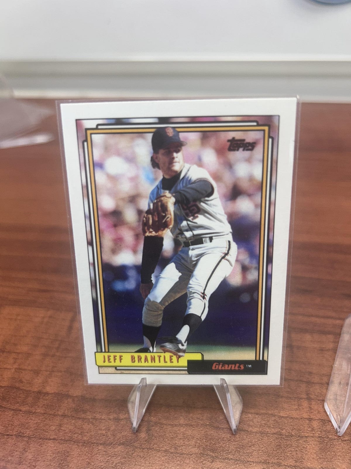 Cheap Sneaks Footwear/Sports Cards Baseball Card Jeff Brantley 1992 Topps #491 San Francisco Giants