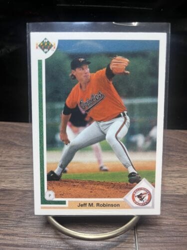 Cheap Sneaks Footwear/Sports Cards Baseball Card Jeff M Robinson Baltimore Orioles 1991 Upper Deck Baseball Card #796