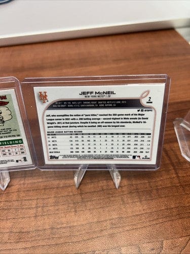 Cheap Sneaks Footwear/Sports Cards Baseball Card Jeff McNeil Lot 2022 Topps Chrome #2 (X2) 2020 Topps Archives New Yor