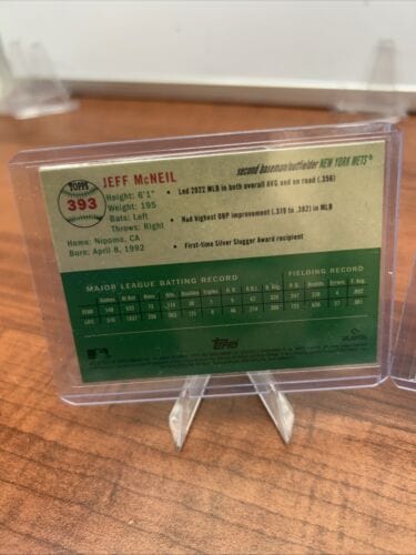 Cheap Sneaks Footwear/Sports Cards Baseball Card Jeff McNeil Lot 2023 Topps Cosmic/platinum Anniversary/Pink Refractor