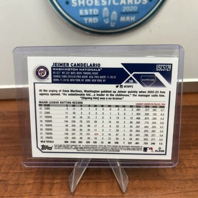 Cheap Sneaks Footwear/Sports Cards Baseball Card Jeimer Candelario 2023 Topps Chrome Update Sapphire Orange Refractor U