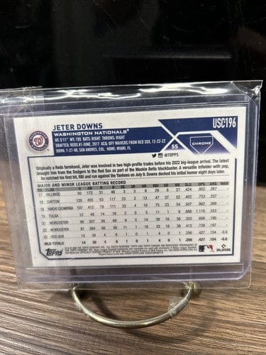 Cheap Sneaks Footwear/Sports Cards Baseball Card JETER DOWNS RC Pink Refractor 2023 Topps Chrome Update USC196 National