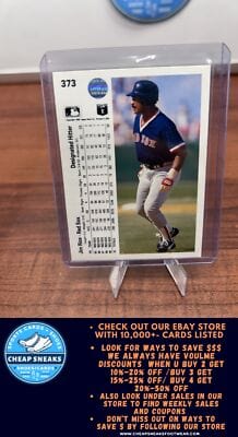 Cheap Sneaks Footwear/Sports Cards Baseball Card Jim Rice 1990 Upper Deck #373 Boston Red Sox
