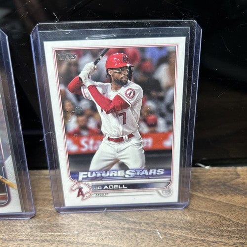 Cheap Sneaks Footwear/Sports Cards Baseball Card Joe Adell Lot(3) Los Angeles Angels 2022 Topps Future Stars ,22 Bowman