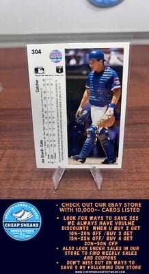 Cheap Sneaks Footwear/Sports Cards Baseball Card Joe Girardi 1990 Upper Deck #304 Chicago Cubs