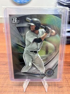 Cheap Sneaks Footwear/Sports Cards Baseball Card Joe Mack 2022 Bowman Platinum Top Prospects #TOP-28 Miami Marlins
