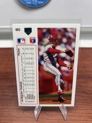 Cheap Sneaks Footwear/Sports Cards Baseball Card Joe Magrane 1991 Upper Deck #465c St. Louis Cardinals