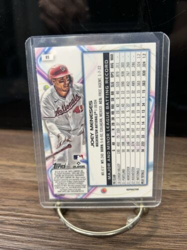 Cheap Sneaks Footwear/Sports Cards Baseball Card Joey Meneses RC 2023 Topps Chrome Cosmic Nucleus Refractor Nationals C