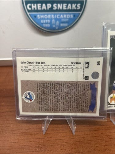 Cheap Sneaks Footwear/Sports Cards Baseball Card John Olerud 1990 Upper Deck #56 Toronto Blue Jays Rookie RC NM CENTERE