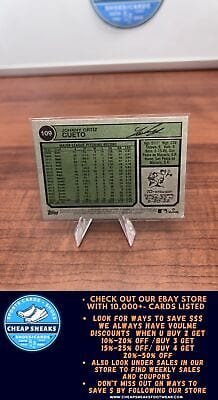 Cheap Sneaks Footwear/Sports Cards Baseball Card Johnny Cueto 2023 Topps Heritage #109 Miami Marlins
