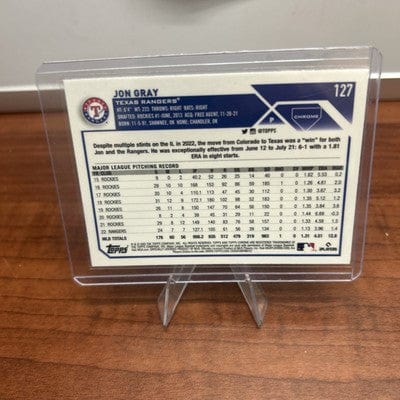 Cheap Sneaks Footwear/Sports Cards Baseball Card Jon Gray 2023 Topps Chrome Baseball Card #127