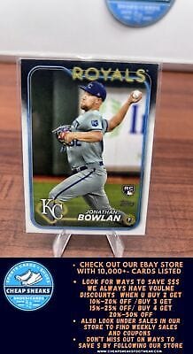 Cheap Sneaks Footwear/Sports Cards Baseball Card Jonathan Bowlan RC 2024 Topps #399 Kansas City Royals