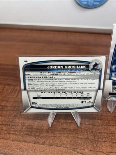 Cheap Sneaks Footwear/Sports Cards Baseball Card Jordan Groshans (RC) 2023 Bowman Rookie Card #68 Marlins, Yankees +2 B
