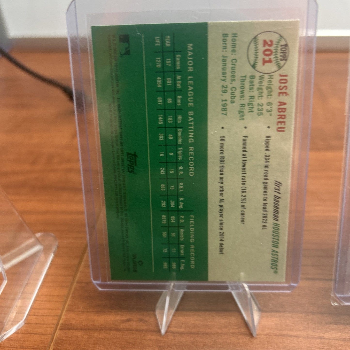 Cheap Sneaks Footwear/Sports Cards Baseball Card José Abreu 2023 Topps Chrome Platinum Anniversary #201 Houston Astros