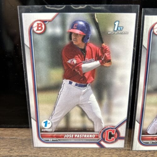 Cheap Sneaks Footwear/Sports Cards Baseball Card Jose Pastrano Lot(2) 2022 1st Edition Bowman1st 22 Bowman 1st Clevelan