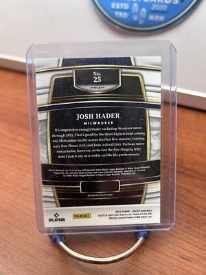 Cheap Sneaks Footwear/Sports Cards Baseball Card Josh Hader 2022 Panini Select Cosmic #25 Milwaukee Brewers