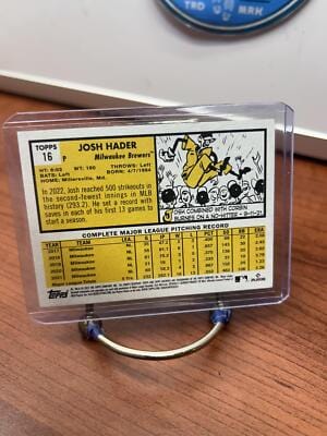 Cheap Sneaks Footwear/Sports Cards Baseball Card Josh Hader 2022 Topps Archives #16 Milwaukee Brewers