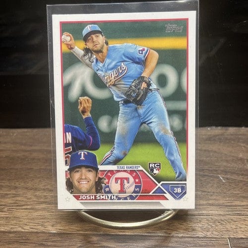 Cheap Sneaks Footwear/Sports Cards Baseball Card Josh Smith TEXAS RANGERS ROOKIE BASEBALL CARD #37 2023 TOPPS SERIES ON