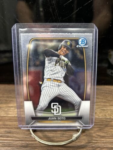 Cheap Sneaks Footwear/Sports Cards Baseball Card Juan Soto 2023 Bowman Chrome Base San Diego Padres Baseball Card #96
