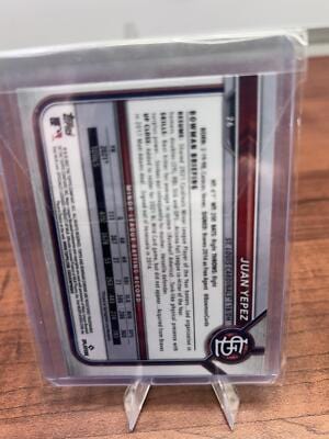 Cheap Sneaks Footwear/Sports Cards Baseball Card Juan Yepez 2022 Bowman Chrome Rookie Baseball Card #26 St Louis Card