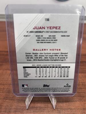 Cheap Sneaks Footwear/Sports Cards Baseball Card Juan Yepez 2022 Topps Gallery Rookie Baseball Card #156 St Louis Cardi