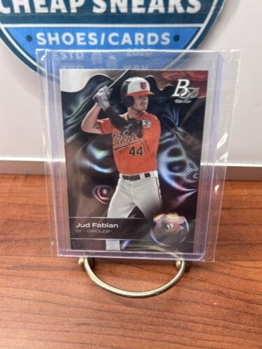 Cheap Sneaks Footwear/Sports Cards Baseball Card Jud Fabian 2023 Bowman Platinum Baltimore Orioles Baseball Card #Top-5