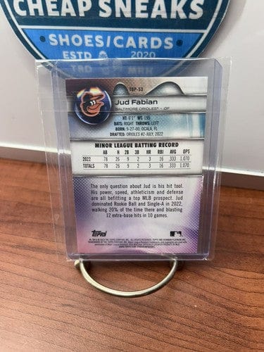 Cheap Sneaks Footwear/Sports Cards Baseball Card Jud Fabian 2023 Bowman Platinum Baltimore Orioles Baseball Card #Top-5
