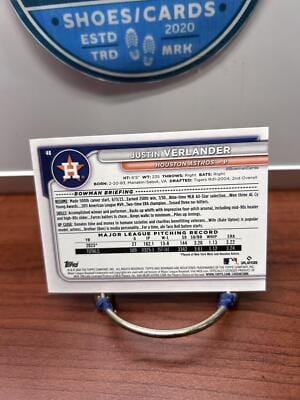 Cheap Sneaks Footwear/Sports Cards Baseball Card Justin Verlander 2024 Bowman #48 Houston Astros