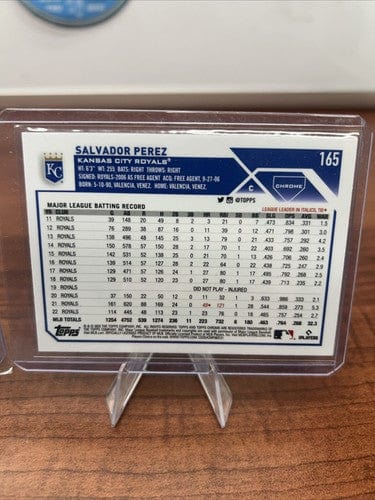 Cheap Sneaks Footwear/Sports Cards Baseball Card KC Royals 2022/2023 Topps Chrome Lot Salvador Perez, Whit Merrifield,