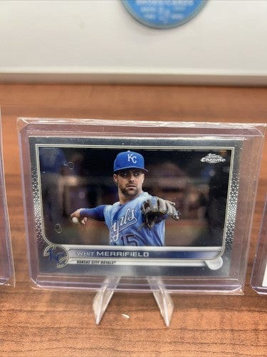 Cheap Sneaks Footwear/Sports Cards Baseball Card KC Royals 2022/2023 Topps Chrome Lot Salvador Perez, Whit Merrifield,