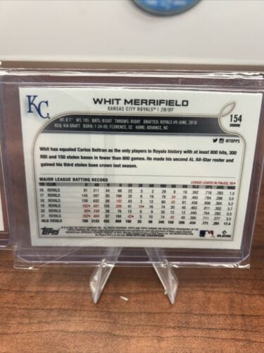 Cheap Sneaks Footwear/Sports Cards Baseball Card KC Royals 2022/2023 Topps Chrome Lot Salvador Perez, Whit Merrifield,