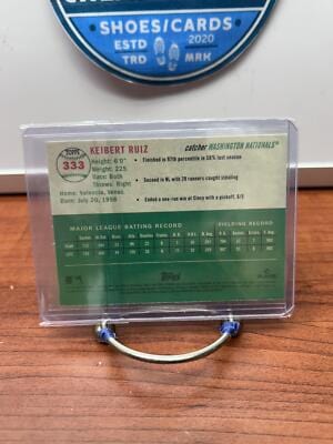 Cheap Sneaks Footwear/Sports Cards Baseball Card Keibert Ruiz 2023 Topps Chrome Platinum Anniversary #333 Washington Na
