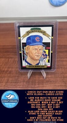 Cheap Sneaks Footwear/Sports Cards Baseball Card Keith Moreland 1987 Donruss #24 Chicago Cubs