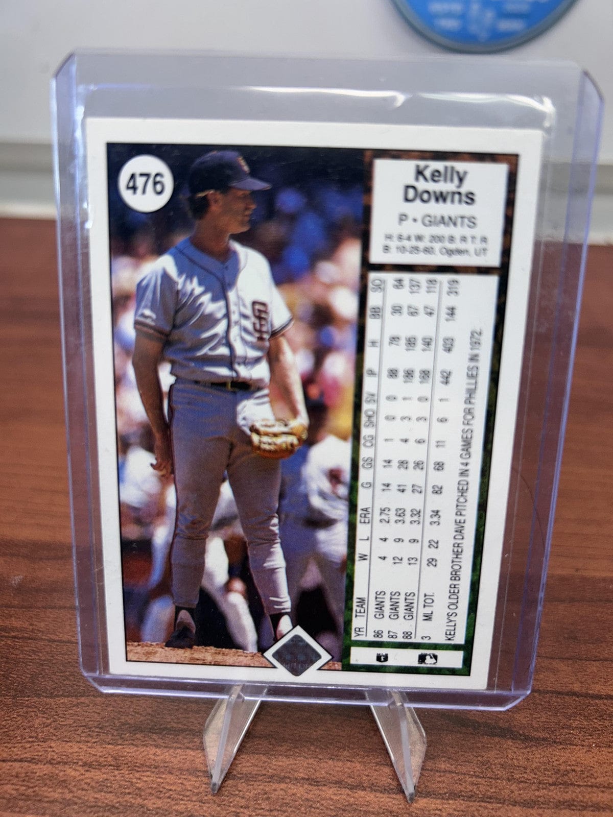 Cheap Sneaks Footwear/Sports Cards Baseball Card Kelly Downs 1989 Upper Deck #476 San Francisco Giants