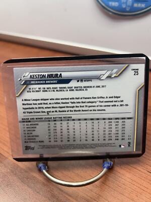 Cheap Sneaks Footwear/Sports Cards Baseball Card Keston Hiura 2020 Topps Chrome #25 Milwaukee Brewers