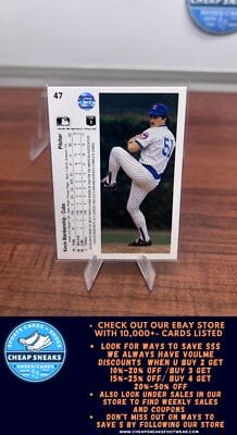 Cheap Sneaks Footwear/Sports Cards Baseball Card Kevin Blankenship 1990 Upper Deck #47 Chicago Cubs
