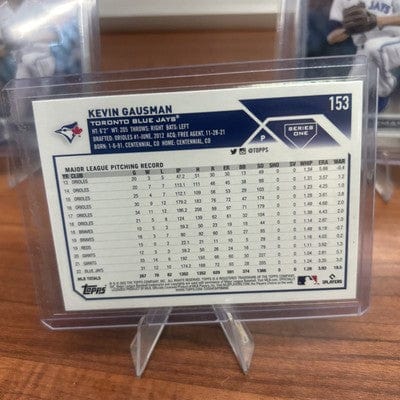 Cheap Sneaks Footwear/Sports Cards Baseball Card Kevin Gausman Lot 2022 Topps Chrome#40 (x2)23 Topps Series 1 Blue Par#